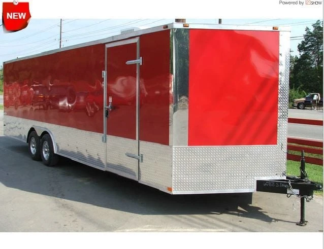 SLE Enclosed Trailers Enclosed Trailer 8.5'x26' Red - Motorcycle Car Lawn Equipment Hauler Storage 5 SLE Enclosed Trailers Enclosed Trailer 8.5'x26' Red - Motorcycle Car Lawn Equipment Hauler Storage - Image 3