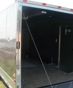 SLE Enclosed Trailers Enclosed Trailer 8.5'x36' Gooseneck Event Food Car Hauler (Silver) Storage 12 SLE Enclosed Trailers Enclosed Trailer 8.5'x36' Gooseneck Event Food Car Hauler (Silver) Storage -Husqvarna Sales Store 16976 5