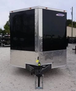 Alternative view of SLE Enclosed Trailers Enclosed Utility Hybrid Trailer 7'x18' With Side Door- Lawn Mower Equipment Hauler Storage