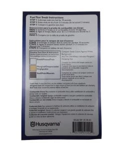 Husqvarna 584976801 Gas Fuel Test Strips Swab Freshness Age 8 Husqvarna 584976801 Gas Fuel Test Strips Swab Freshness Age -Husqvarna Sales Store 20191016 110416 white 3