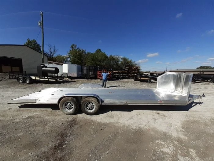SLE Utility Trailers Aluminum Utility Trailer 7' X 22' Heavy Duty Car Hauler 8 SLE Utility Trailers Aluminum Utility Trailer 7' X 22' Heavy Duty Car Hauler - Image 6