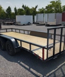 SLE Utility Trailers Utility Trailer 6.4 X 18 Tandem Dove 3500 Lb Axles -Husqvarna Sales Store 20210803 111614