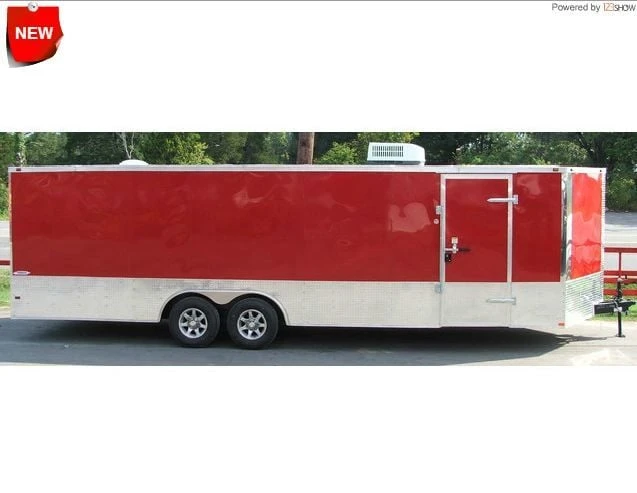 SLE Enclosed Trailers Enclosed Trailer 8.5'x26' Red - Motorcycle Car Lawn Equipment Hauler Storage 8 SLE Enclosed Trailers Enclosed Trailer 8.5'x26' Red - Motorcycle Car Lawn Equipment Hauler Storage - Image 6