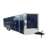 SLE Enclosed Trailers Enclosed Trailer 8.5' X 24' Indigo Blue Equipment Hauler Storage -Husqvarna Sales Store 44465 blue hauler