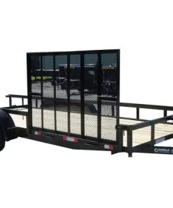 Alternative view of SLE Utility Trailers 6.4x18 Tandem Dovetail Utility Trailer With Side Gate