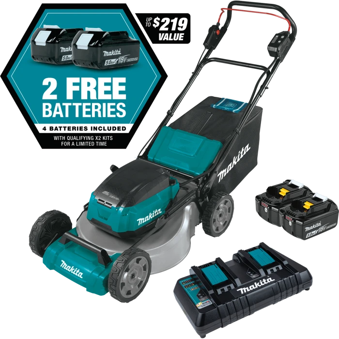 Makita XML07PT1 18V X2 (36V) LXT 21" Commercial Lawn Mower Kit 3 Makita XML07PT1 18V X2 (36V) LXT 21" Commercial Lawn Mower Kit