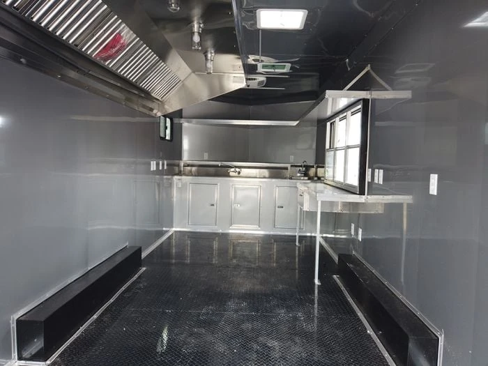 SLE Concessions 8.5 X 20' Cobalt Blue Food Vending Concession Food Trailer 4 SLE Concessions 8.5 X 20' Cobalt Blue Food Vending Concession Food Trailer - Image 2