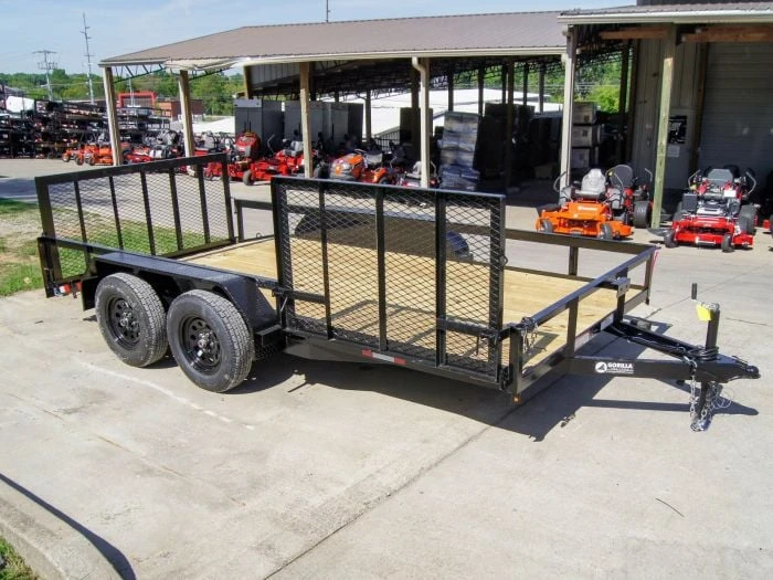 SLE Utility Trailers 7x14 Utility Trailer With Side Gate And Dbl Brake (2) 3,500lb Axle 3 SLE Utility Trailers 7x14 Utility Trailer With Side Gate And Dbl Brake (2) 3,500lb Axle