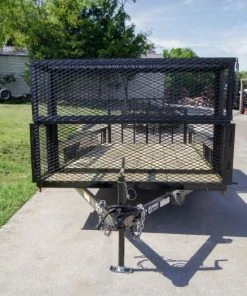 Alternative view of SLE Utility Trailers 6.4x16 Dovetail Utility Trailer Stacked Baskets (2) 3500lb Axles