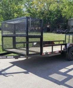 SLE Utility Trailers 6.4x16 Dovetail Utility Trailer Stacked Baskets (2) 3500lb Axles