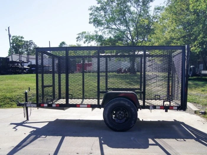 SLE Utility Trailers 5x10 Straight Deck Utility Trailer 4ft Mesh Sides 3500lb 5 SLE Utility Trailers 5x10 Straight Deck Utility Trailer 4ft Mesh Sides 3500lb - Image 3