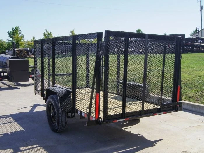 SLE Utility Trailers 5x10 Straight Deck Utility Trailer 4ft Mesh Sides 3500lb 6 SLE Utility Trailers 5x10 Straight Deck Utility Trailer 4ft Mesh Sides 3500lb - Image 4