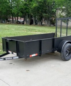 SLE Utility Trailers 5' X 10' Utility Trailer Straight Deck 18" Sides Tall Gate