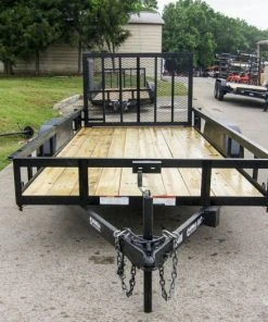 Alternative view of SLE Utility Trailers 6.4x16 Straight Deck Utility Trailer (2) 3500lb Axles