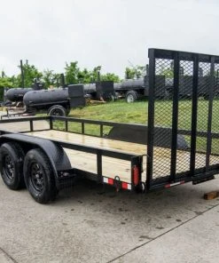 SLE Utility Trailers 6.4x16 Straight Deck Utility Trailer (2) 3500lb Axles -Husqvarna Sales Store dsc00652 2