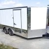 SLE Enclosed Trailers 8.5x14 V-Nose Enclosed Trailer - Diamond Plate Floor Storage -Husqvarna Sales Store dsc00810 3