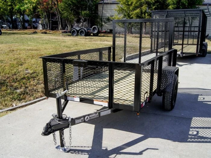 SLE Utility Trailers 5x8 Straight Deck Utility Trailer With 2ft Mesh Side 3500lb Axle 4 SLE Utility Trailers 5x8 Straight Deck Utility Trailer With 2ft Mesh Side 3500lb Axle - Image 2