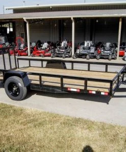 SLE Utility Trailers 7x14 Dovetail Utility Trailer 3,500lb Axle With Brake