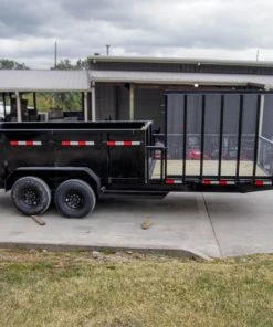 SLE Dump Trailers 7x20 Hybrid Dump Utility Trailer With 3ft Sides Equipment (2) 7K Axles -Husqvarna Sales Store dsc01057 7