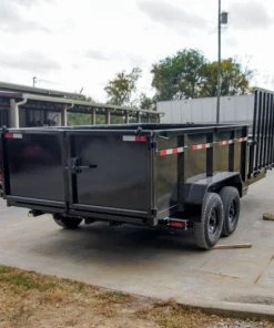 SLE Dump Trailers 7x20 Hybrid Dump Utility Trailer With 3ft Sides Equipment (2) 7K Axles -Husqvarna Sales Store dsc01059 7