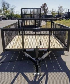 Alternative view of SLE Utility Trailers 6.4x10 Dovetail Utility Trailer With 2ft Mesh Sides 3,500lb Axle