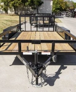 Alternative view of SLE Utility Trailers 6.4x14 Dovetail Utility Trailer (2) 3500 Axles