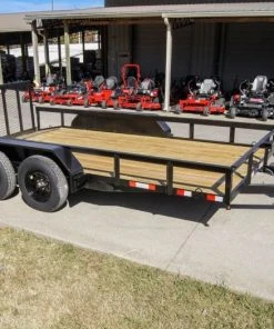 SLE Utility Trailers 6.4x14 Dovetail Utility Trailer (2) 3500 Axles