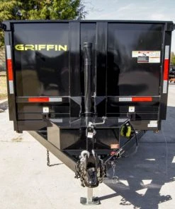 Alternative view of SLE Dump Trailers 7x16 Telescopic Dump Trailer With 4ft Sides (2) 7K Axles
