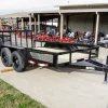 SLE Utility Trailers 6.4x12 Dovetail Utility Trailer With Side Baskets (2) 3500lb Axles 2 SLE Utility Trailers 6.4x12 Dovetail Utility Trailer With Side Baskets (2) 3500lb Axles -Husqvarna Sales Store dsc01928 1