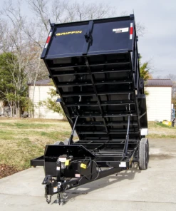 SLE Dump Trailers 7x14 Hydraulic Dump Trailer With 4ft Sides (2) 7K Axles -Husqvarna Sales Store dsc02111