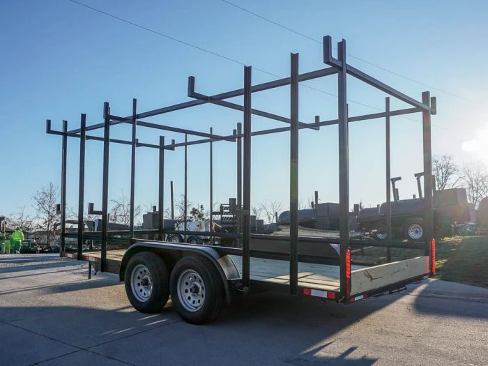 SLE Utility Trailers 6.4 X 16 Straight Deck Tandem Axle Utility Trailer W/ 6ft Ladder Racks 8 SLE Utility Trailers 6.4 X 16 Straight Deck Tandem Axle Utility Trailer W/ 6ft Ladder Racks - Image 6