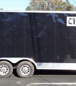 SLE Enclosed Trailers Enclosed Trailer 8.5'x26' Black - Cargo Car ATV Hauler Storage