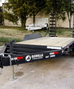 Alternative view of SLE Utility Trailers 7x14 IBeam Equipment Trailer (2) 5200lb Axles With Stand-Up Ramps