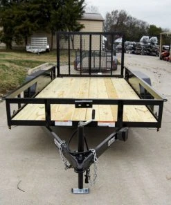 Alternative view of SLE Utility Trailers 6.4x14 Straight Deck Off Road ATV/UTV Utility Trailer (2) 3,500lb Axles