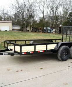 SLE Utility Trailers 6.4x14 Straight Deck Off Road ATV/UTV Utility Trailer (2) 3,500lb Axles
