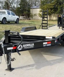 Alternative view of SLE Utility Trailers 7x14 IBeam Equipment Trailer (2) 7K Axles With Stand-Up Ramps
