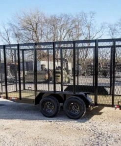 SLE Utility Trailers 6.4x16 Straight Deck Utility Trailer 6ft Mesh Sides (2) 3,500lb Axles 12 SLE Utility Trailers 6.4x16 Straight Deck Utility Trailer 6ft Mesh Sides (2) 3,500lb Axles -Husqvarna Sales Store dsc02799 4