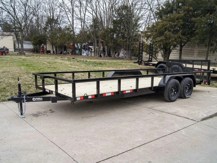 SLE Utility Trailers 7x20 Tube Top Dovetail Utility Trailer (2) 3500lb Axles 3 SLE Utility Trailers 7x20 Tube Top Dovetail Utility Trailer (2) 3500lb Axles