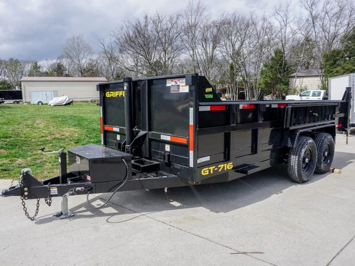 SLE Dump Trailers 7x16 Telescopic Dump Trailer With 2ft Sides (2) 7K Axles 5 SLE Dump Trailers 7x16 Telescopic Dump Trailer With 2ft Sides (2) 7K Axles - Image 3