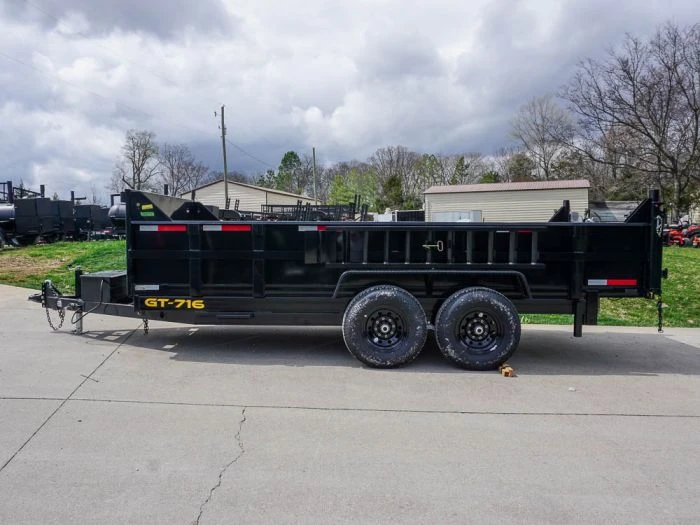 SLE Dump Trailers 7x16 Telescopic Dump Trailer With 2ft Sides (2) 7K Axles 6 SLE Dump Trailers 7x16 Telescopic Dump Trailer With 2ft Sides (2) 7K Axles - Image 4
