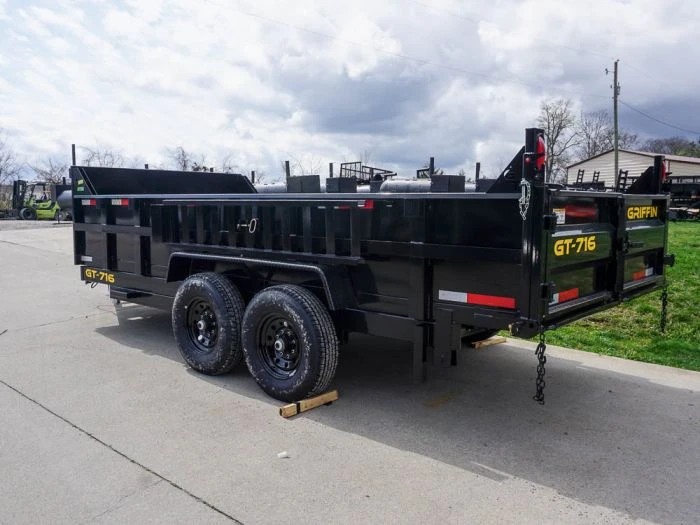SLE Dump Trailers 7x16 Telescopic Dump Trailer With 2ft Sides (2) 7K Axles 7 SLE Dump Trailers 7x16 Telescopic Dump Trailer With 2ft Sides (2) 7K Axles - Image 5