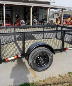 SLE Utility Trailers 5'x8' Utility Trailer Dovetail With 2' Mesh Sides 13 SLE Utility Trailers 5'x8' Utility Trailer Dovetail With 2' Mesh Sides -Husqvarna Sales Store dsc05745 2