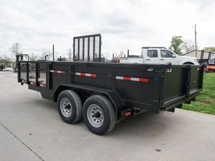 SLE Dump Trailers 7x16 Hybrid Hydraulic Dump Trailer With 2ft Sides (2) 6K Axles 5 SLE Dump Trailers 7x16 Hybrid Hydraulic Dump Trailer With 2ft Sides (2) 6K Axles - Image 3