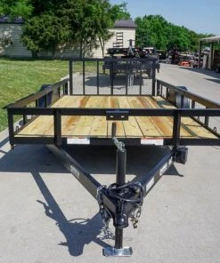 Alternative view of SLE Utility Trailers 7x14 Dovetail Utility Trailer 3500lb Axle