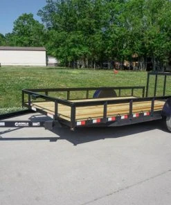 SLE Utility Trailers 7x14 Dovetail Utility Trailer 3500lb Axle
