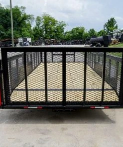 SLE Utility Trailers  6.4x18 Dovetail Utility Trailer With 2ft Mesh Sides (2) 3500lb Axles -Husqvarna Sales Store dsc06971 3