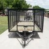 SLE Utility Trailers 6.4x16 Utility Trailer Straight Deck With 4ft Mesh Sides Tandem Axle 1 SLE Utility Trailers 6.4x16 Utility Trailer Straight Deck With 4ft Mesh Sides Tandem Axle -Husqvarna Sales Store dsc07421