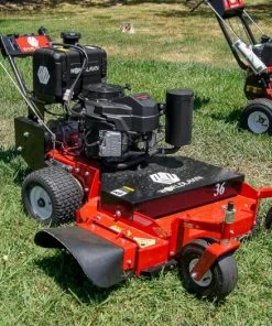 Alternative view of WorldLawn 36" Belt Fixed Walk Behind Mower 14.5 HP Kawasaki