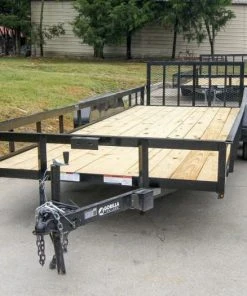 Alternative view of SLE Utility Trailers 6.4x20 Dovetail Utility Trailer (2) 3500lb Axles