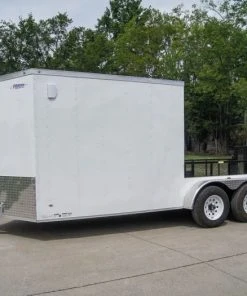 Alternative view of SLE Utility Trailers 7x18 Hybrid Enclosed Trailer With Side Door (2) 5,200lb Axles Storage